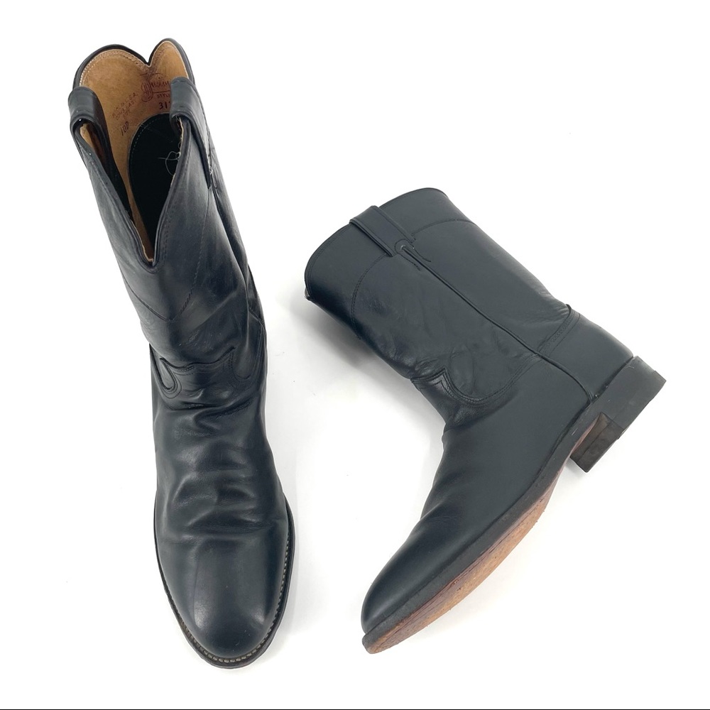 Justin Boots 3133 Leather Cowboy Western Boot